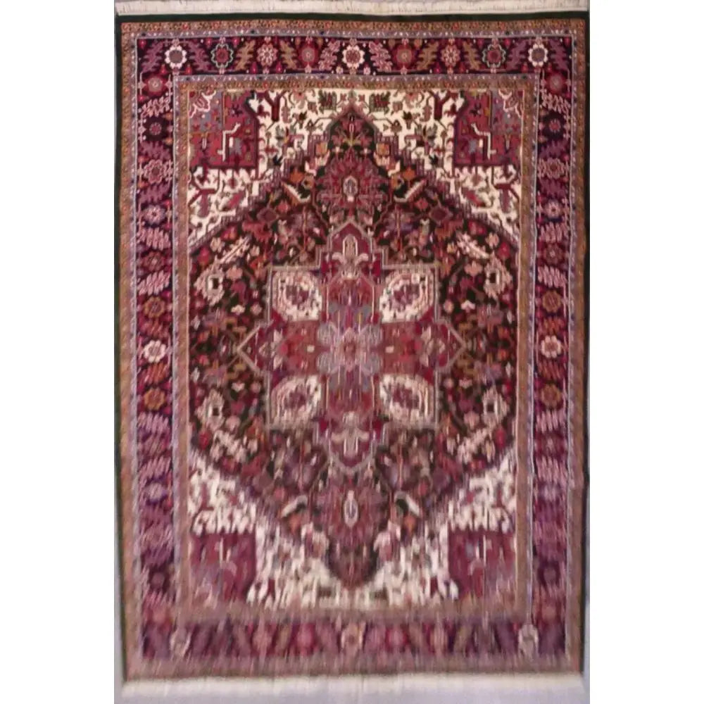 One Of The Kind Persian Heriz Rug 9'0'' x 12'2" zandirugs